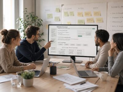 Website-Konzept erstellen: 4 Schritte für eine B2B-Website, die wirkt